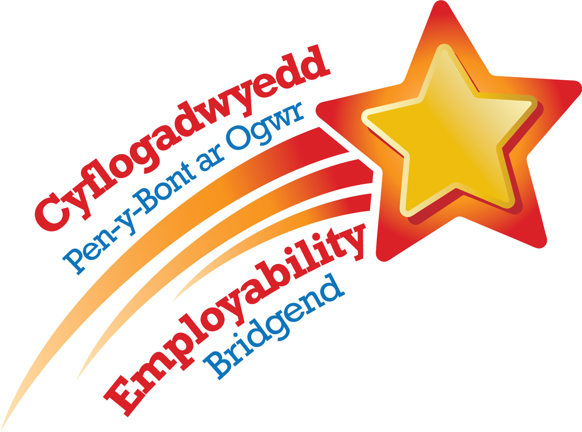Logo Cyflogadwyedd Pen-y-bont ar Ogwr